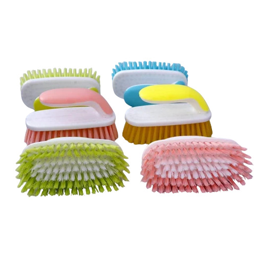 Designer Plastic Clothes Brush - Color: Multicolor
