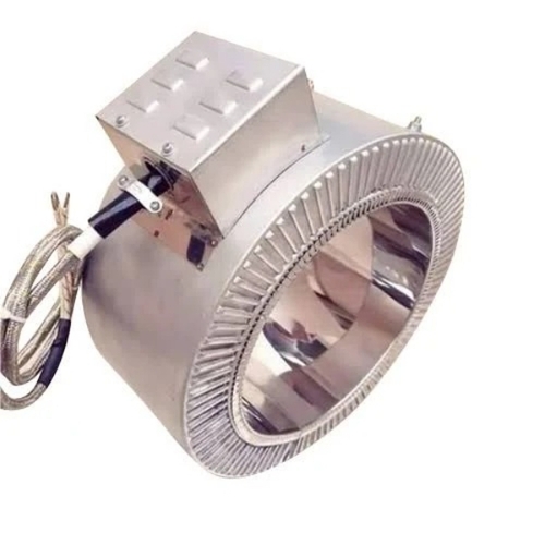 Industrial Band Heater - High-Temperature Ceramic Insulation, Silver Color