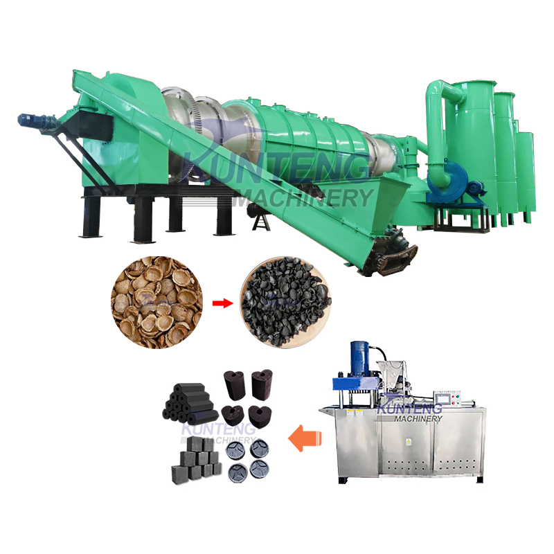 Industrial Briquetting Production Line - Briquette Size: Customized
