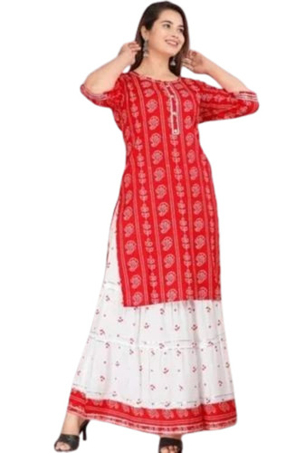 Ladies Kurti With Skirt