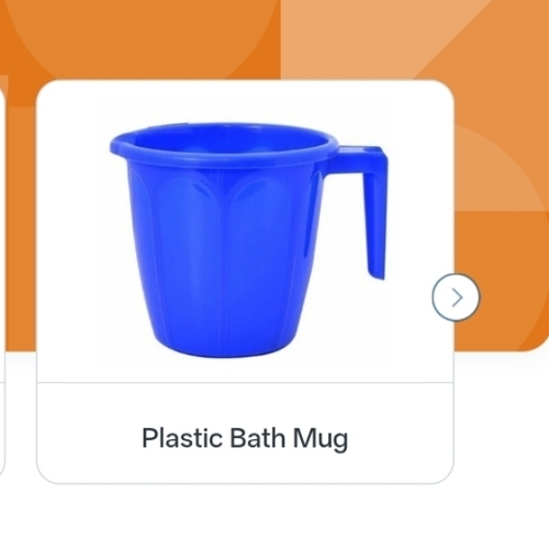 Plastic bath mug