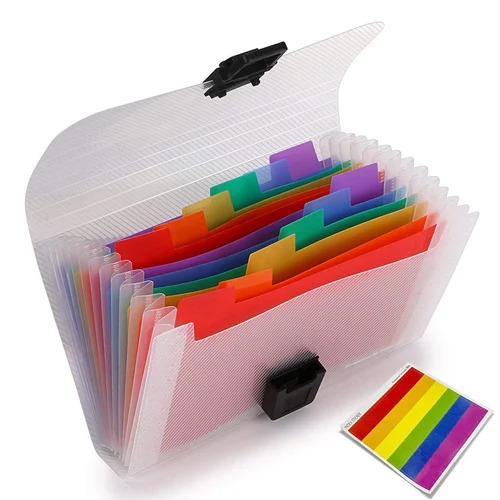 Plastic Expandable File Folder - Advantage: High Document Capacity