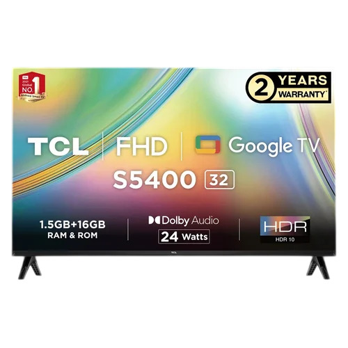 TCL 32S5400 Full HD Google TV with 2 year warranty