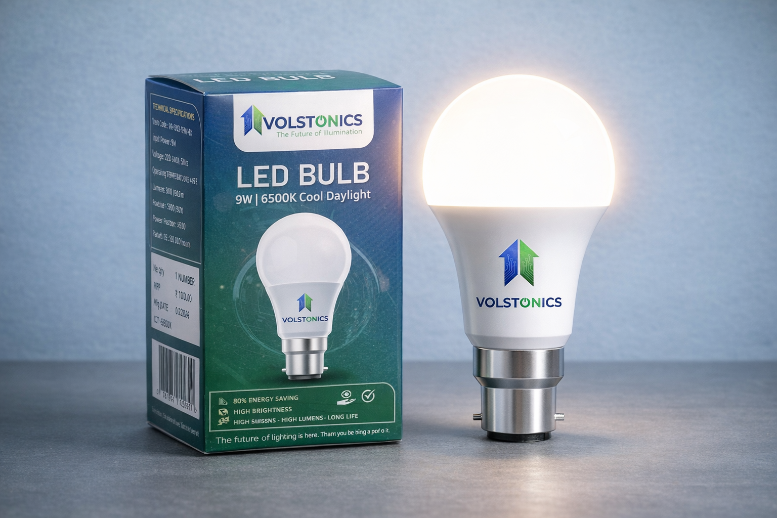VOLSTONICS LED Bulb 9W