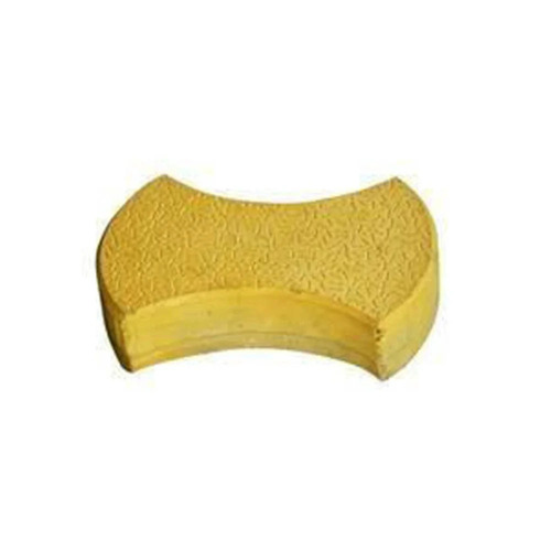 60Mm Yellow Damru Paver Block - Cavity: Solid