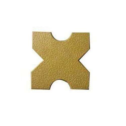 80Mm Concrete X Paver Block - Cavity: Solid