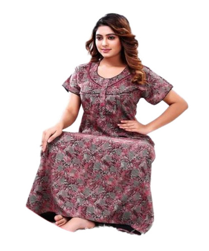 Ladies Fancy Printed Nighty
