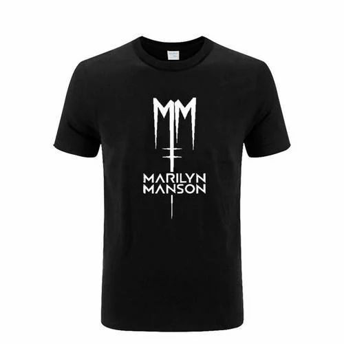Mens Printed T Shirts - Cotton, L-XXL, Black | Soft Fabric, O-Neck, Half Sleeves, Machine Washable