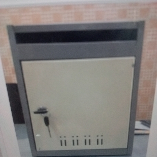 Mild steel letter box