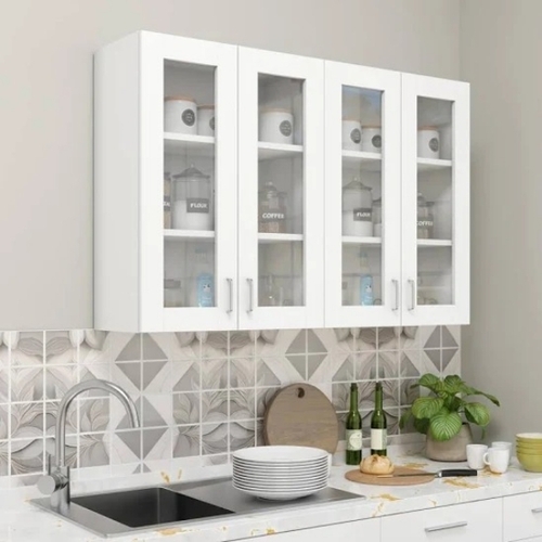 Modular Kitchen Glass Cabinet