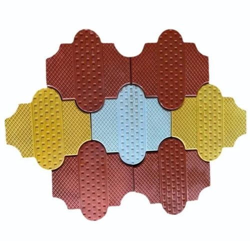 Multicolor Paver Block - Cavity: Solid