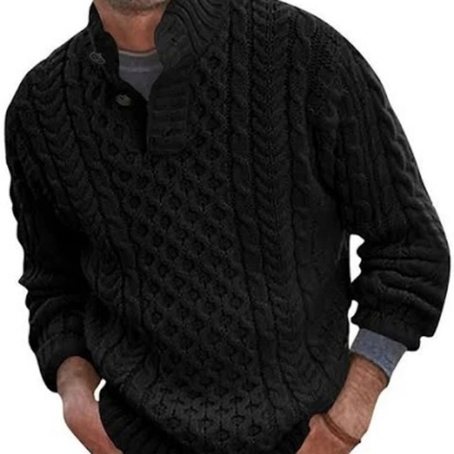 Soft Fabric Long Neck Pullover