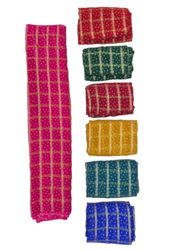 Bandhani Bandhej Fabrics - Application: Dress