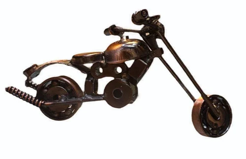 Brown Harley Davidson Bike