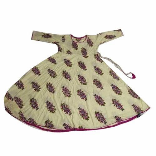 Cotton Printed Anarkali Kurti