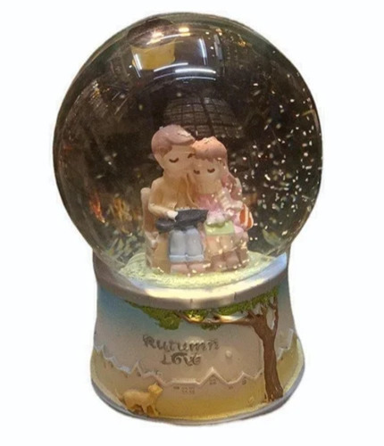 Couple Crystal Snow Ball