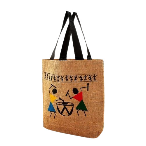 Designer Printed Jute Bag
