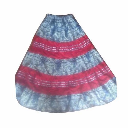 Ladies Rayon Printed Long Skirt - Color: Multi Color