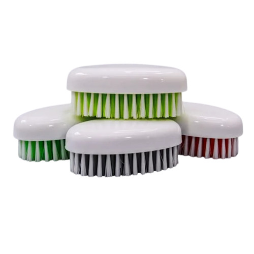 Multicolor Plastic Oval Cloth Brush