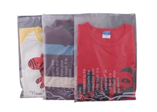 Pvc Plastic T Shirt Zip Bag