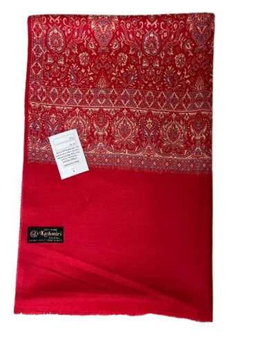 Red Woolen Ladies Shawl
