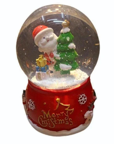 Santa Crystal Snow Ball