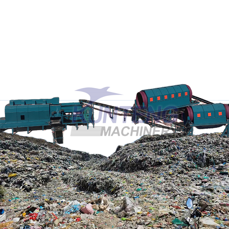 Solid Waste Construction Waste Classification And Treatment Production Line - Capacity: 200 Ton/Day
