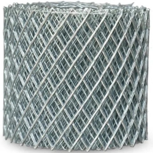 Building Shop Metal Mesh - Steel, Silver, Rectangle Hole Welded Mesh, Corrosion Resistant, Ventilated, Easy Installation