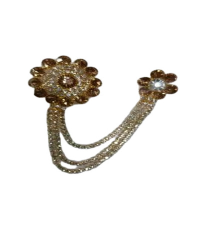 Fancy Golden Brooch Pins