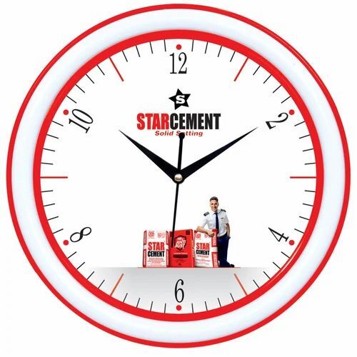Round Plastic Wall Clock