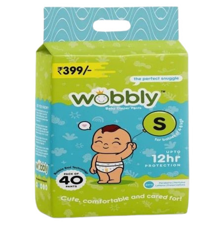Small 40 Wobbly Baby Diaper