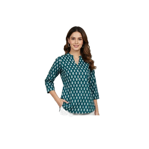 Women'S Floral Printed Short Kurti - Gender: Female