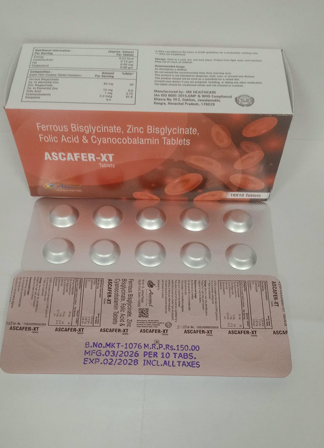 Ascafer-xt Tablets