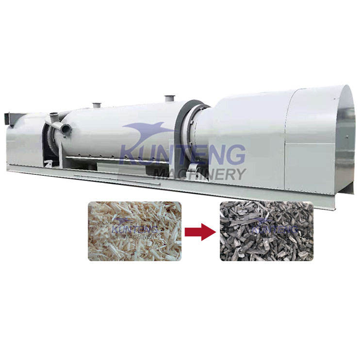 Continuous Hazelnut Shell Carbonization Furnace - Capacity: 1000-3000 Kg/Hr