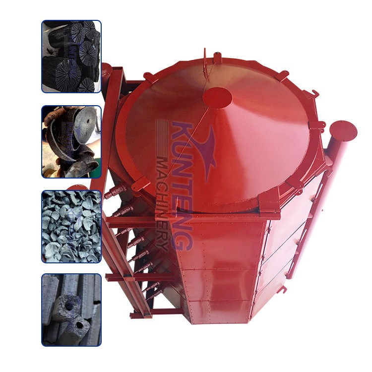 Industrial Horizontal Carbonization Furnace - Application: Bamboo