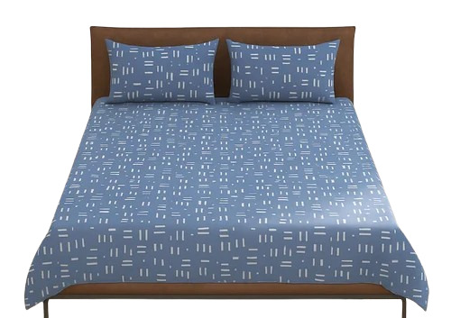 Fancy Cotton Printed Double Bedsheet