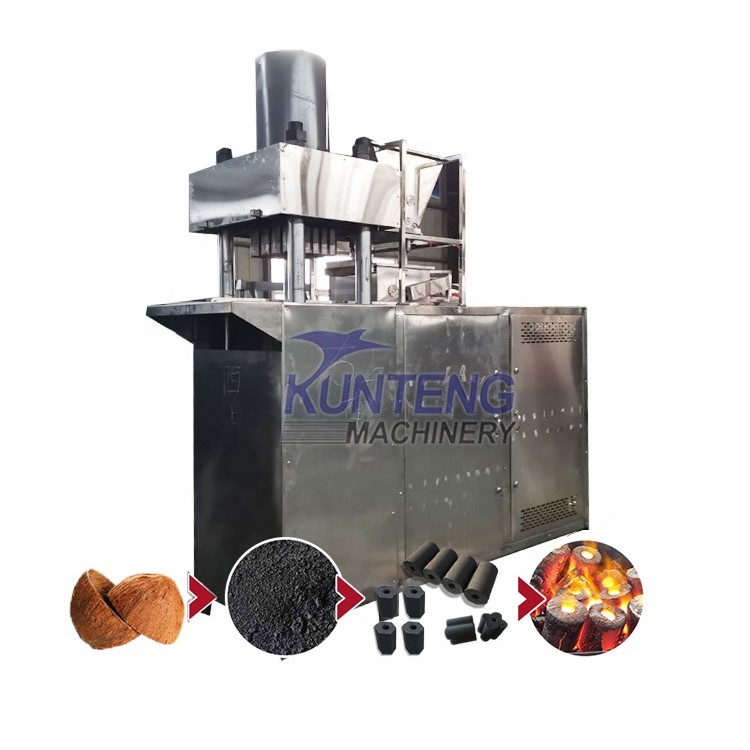 Biomass Carbon Powder Hydraulic Briquetting Machine - Briquette Size: Customized