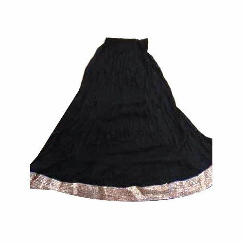 Rayon Zari Border Long Skirt