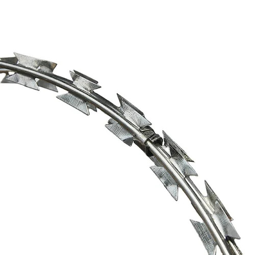 Silver Galvanised Gi Concertina Wire