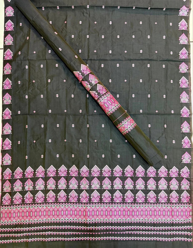 6M Hand Block Print Assam Mekhela Chador - Feature: Skin Friendly