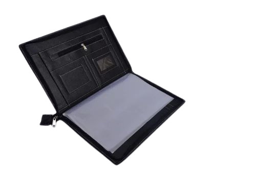 A4 Leather Document File Folder