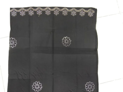 Black 4 Way Dupatta - Feature: Smooth Finish