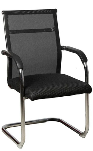 Chrome Finish Steel Frame Visitior Office Chairs - Assembly: No Assembly Required