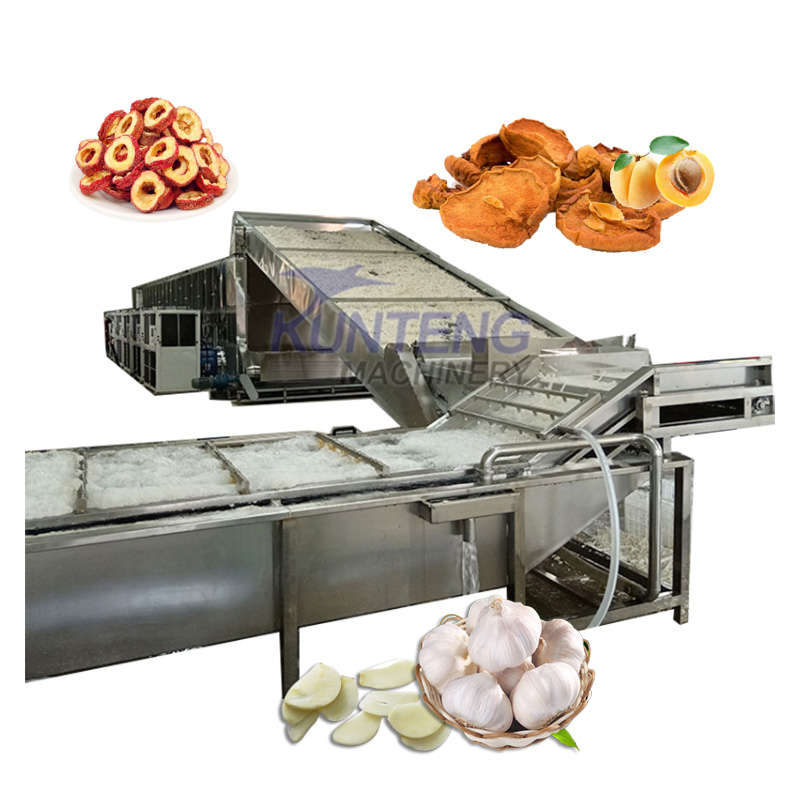 Automatic Vegetable Cleaning Slicing And Drying Production Line - Color: Customized
