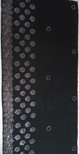 Embroidered Black 4 Way Dupatta - Feature: Wrinkle Free