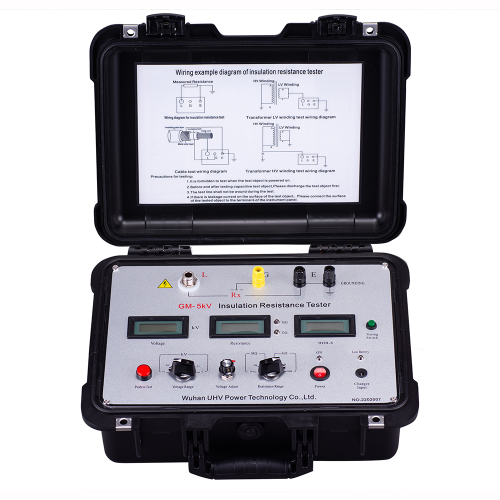 Gm-5kv Digital Insulation Resistance Tester Megohmmeter - Accuracy: 5  %