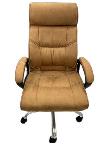 High Back Leather Office Chair With Wheels - Assembly: No Assembly Required