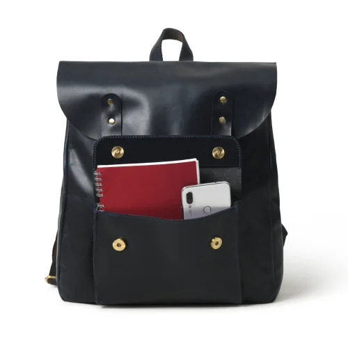 Leather Back Pack By A R International