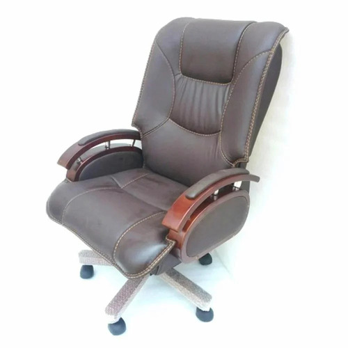 Medium Back Leather Executive Office Chair - Assembly: No Assembly Required