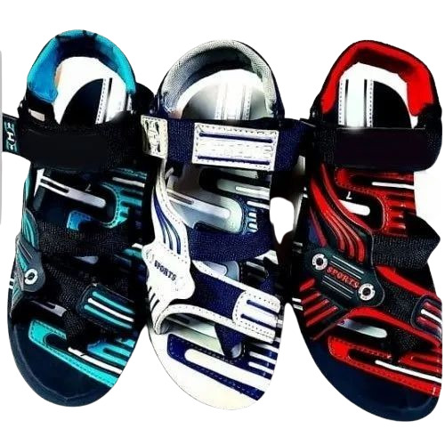 Mens Printed Pu Sandal